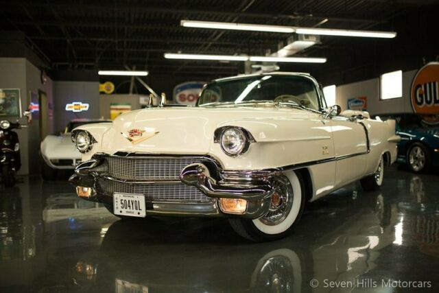 Restored, STUNNING CONDITION, #'s Match, White/Tan, PRICED TO SELL!! 1956 Cadillac Eldorado Biarritz Convertible