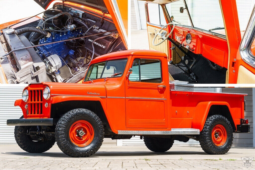 Restored, Super Hurricane 226ci Inline-6, 4WD 1957 Willys Pickup 4WD / Super Hurricane 6-226