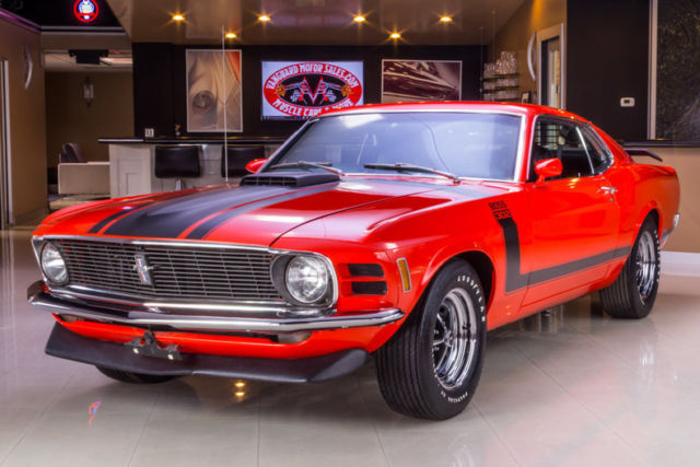 Restored to Factory Spec! Numbers Matching BOSS 302 V8, 4-Speed, Calypso Coral! 1970 Ford Mustang BOSS 302