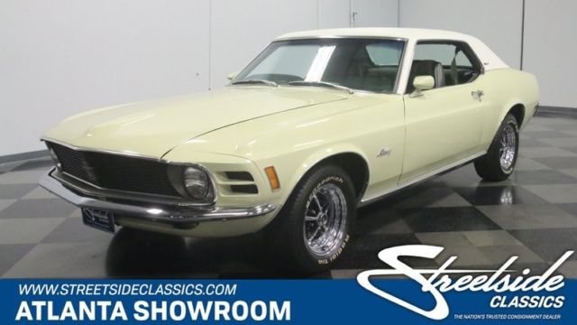 RESTORED TO STOCK GRANDE, 302 V8, 4BBL, C4, FRONT DISCS, PWR STEER, FACTORY A/C! 1970 Ford Mustang Grande