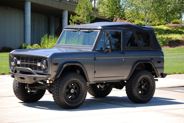 Restored with modern technology and contemporary design. 1971 Ford Bronco SUV