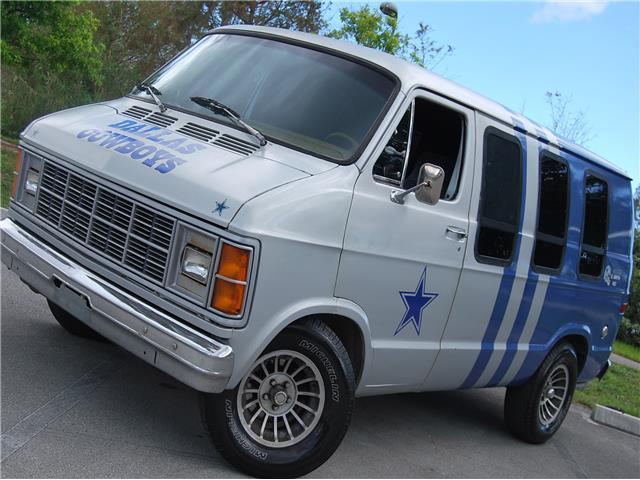 Retro Classic Custom Dodge Ram Van SWB I6 Manual Dallas Cowboys tribute NO Reser 1981 Dodge Ram Van --