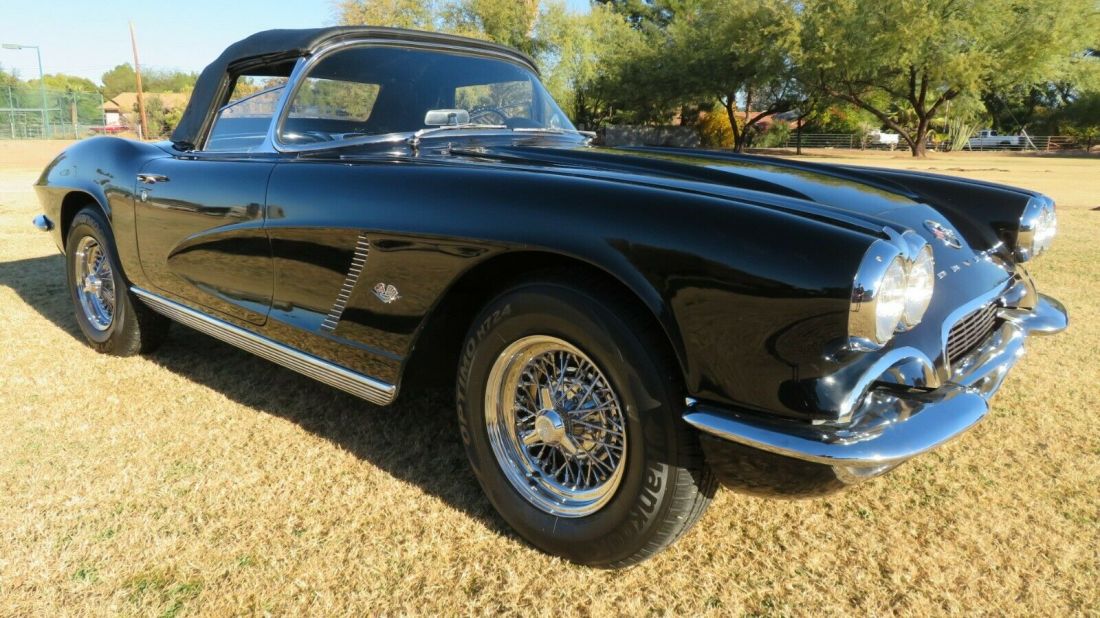 Revised Photos! Original 1962 Corvette, 327ci, 4-Speed, Convertible, No Hardtop 1962 Chevrolet Corvette Convertible