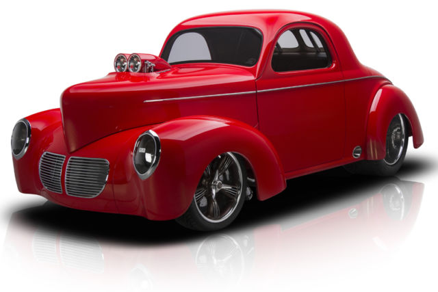 Ridler Great 8 Willys Coupe Blown EFI Iron Dart 540 V8 800 HP TH400 3.73 A/C 1940 Willys Coupe