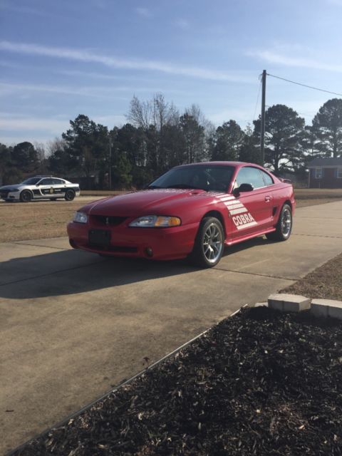 Rio Red 1994 Ford Mustang Cobra 5.0L 302 1994 Ford Mustang