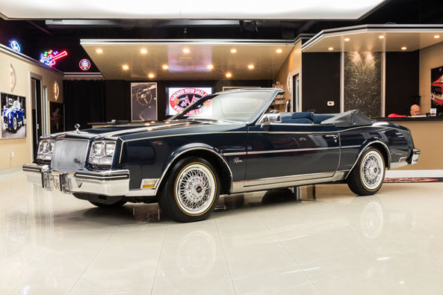 Riviera Convertible! 11k Actual Miles, All Original Survivor, Investment Grade! 1985 Buick Riviera Convertible
