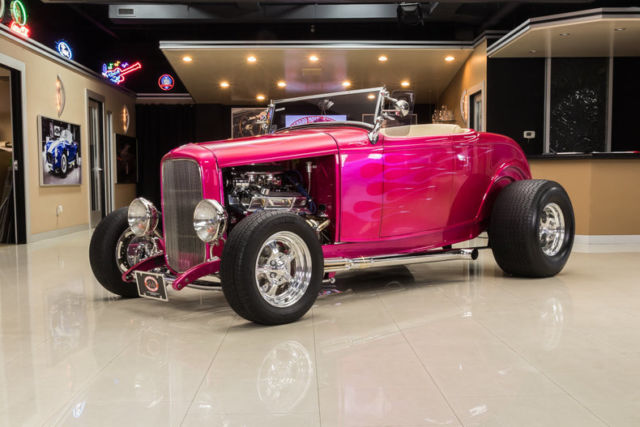 Roadster Street Rod! GM 350ci V8, TH350 Automatic, TCI Chassis, Lift Off Top 1932 Ford Roadster Street Rod