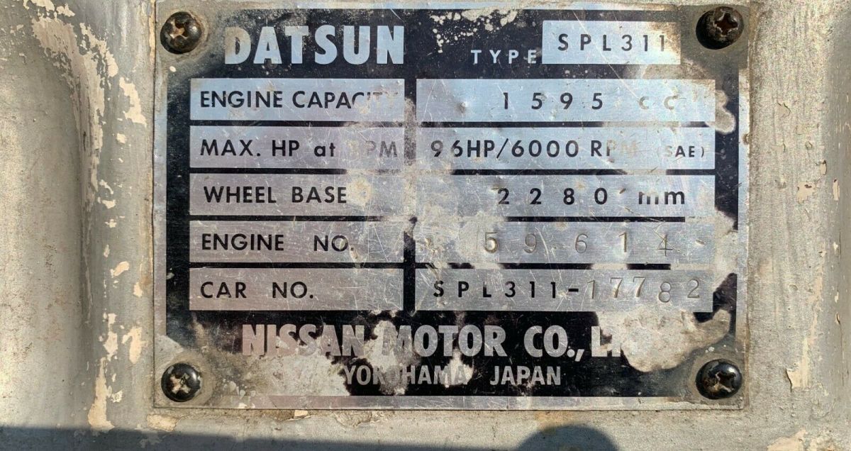 1968 Datsun 1600 - photo 3