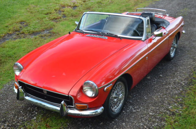 1972 MG MGB CHROME BUMPER MGB ROADSTER - photo 7