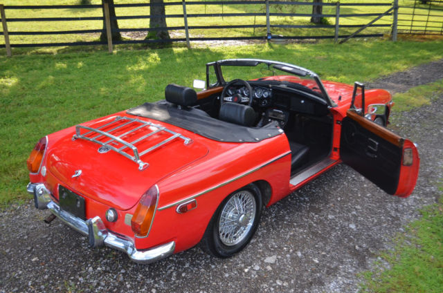 1972 MG MGB CHROME BUMPER MGB ROADSTER - photo 9