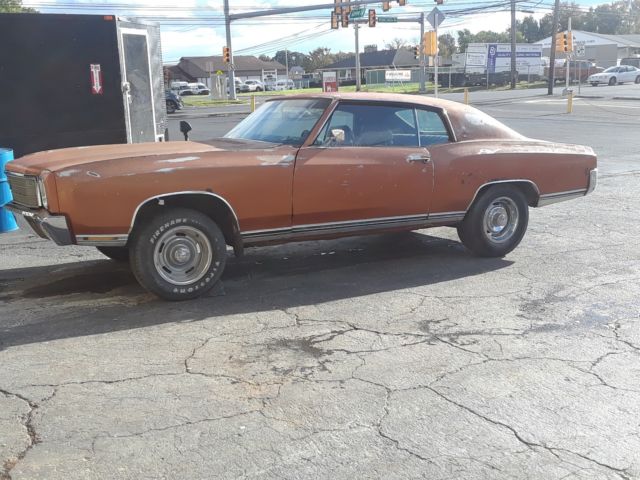 ROLLER A/C POWER WINDOWS BUCKET SEATS 1971 Chevrolet Monte Carlo
