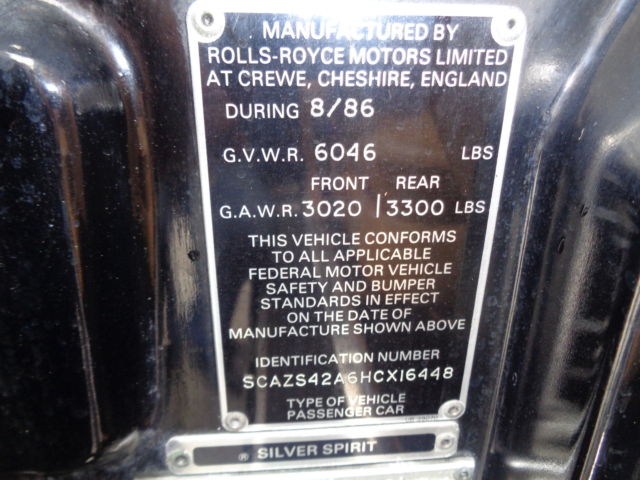 1987 Rolls-Royce Silver Spirit/Spur/Dawn TAN - photo 13