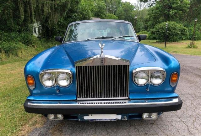 Rolls Royce Corniche, Blue, hard top 1982 1982 Rolls-Royce Corniche
