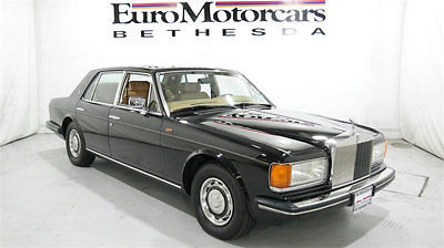 rolls royce silver spirit black spur dawn bentley financing classic tan leather 1984 Rolls-Royce Silver Spirit/Spur/Dawn
