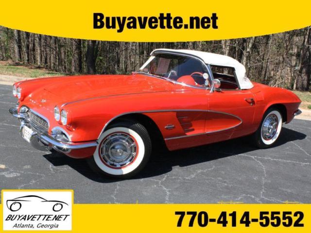 Roman Red Corvette Buyavette inc Atlanta 1962 Chevrolet Corvette Convertible