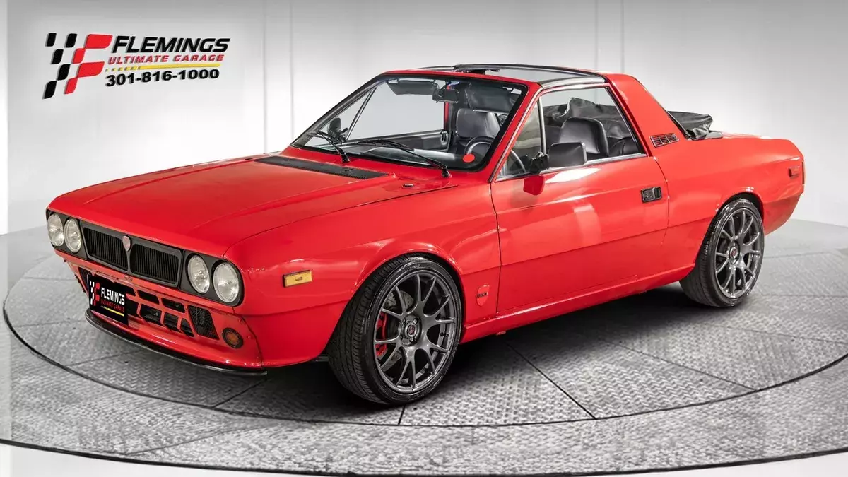 Rosso Corsa red 1982 Lancia Beta Roadster 2.0 Liter DOHC I-4 5 speed Available N 1982 Lancia Beta Zagato Stradale