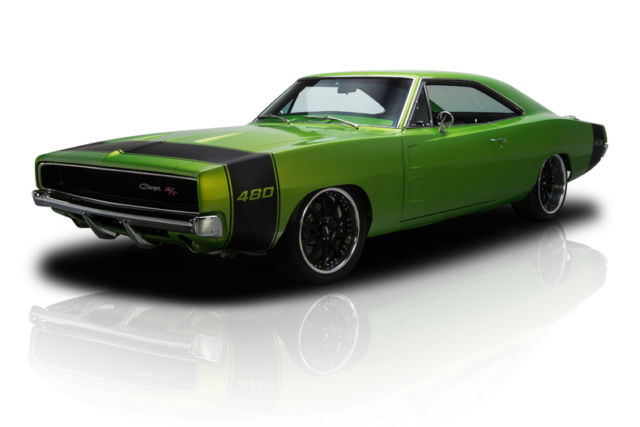 Rotisserie Built Charger Pro Touring Dual Quad 480 HEMI V8 500 HP TKO600 5 Speed 1968 Dodge Charger