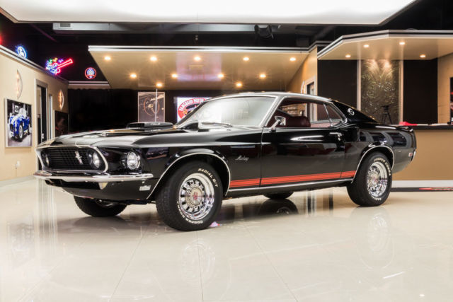 Rotisserie Built, GT, R-Code! Ford 428CJ V8, Toploader 4-Speed, Original Colors! 1969 Ford Mustang Fastback GT R-Code 428CJ