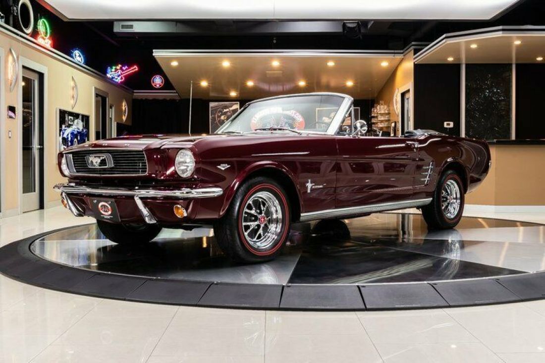 Rotisserie Nut & Bolt Restored! 289ci V8, C4 Automatic, PB, Disc, A/C, Power Top 1966 Ford Mustang Convertible