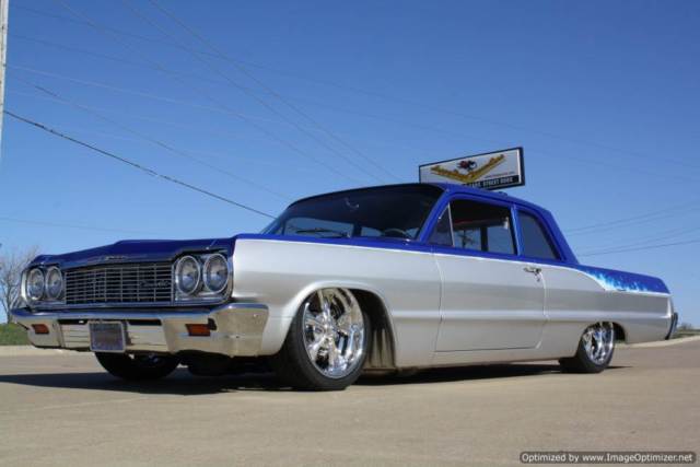ROTISSERIE PRO TOURING BISCAYNE AIR RIDE, 67 MILES SINCE COMPLETE, $125K BUILD 1964 Chevrolet Impala BEL AIR