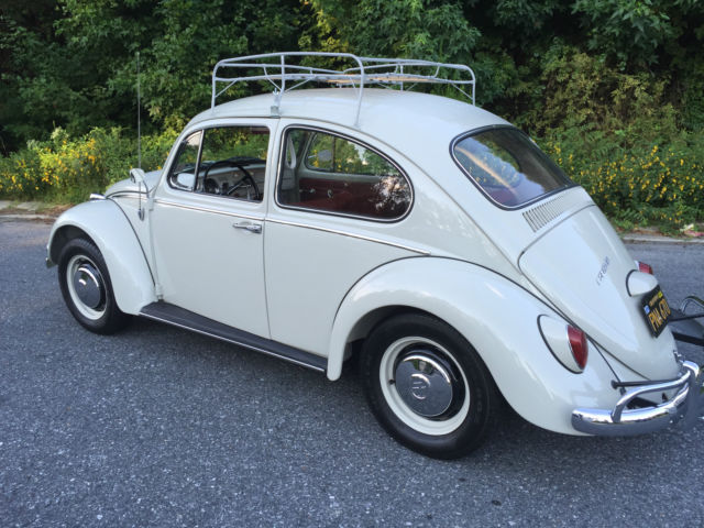 Rotisserie Restoration Completed in 2015 of a California VW Rare Pigalle Option 1966 Volkswagen Beetle - Classic Pigalle Option