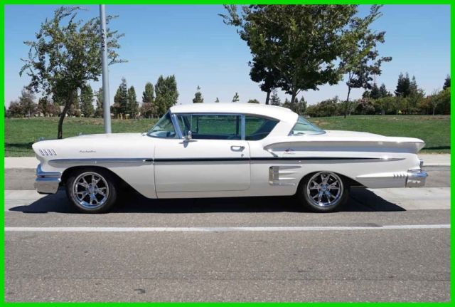 Rotisserie Restored 1958 Chevy Impala 350 LT1/200R Fuel Injection 4WPDB PS AC 1958 Chevrolet Impala Hardtop Coupe