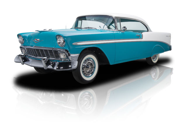 Rotisserie Restored Bel Air 265 Power Pack V8 2 Speed Powerglide PS Bumper Guard 1956 Chevrolet Bel Air/150/210