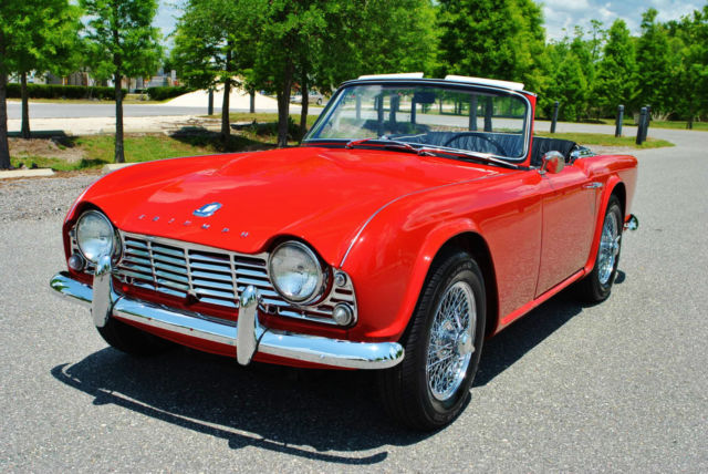 Rotisserie restored every nut bolt 1962 Triumph rare TR-4 Roadster best there is 1962 Triumph TR-4 Roadster tr4 best to be found convertible.