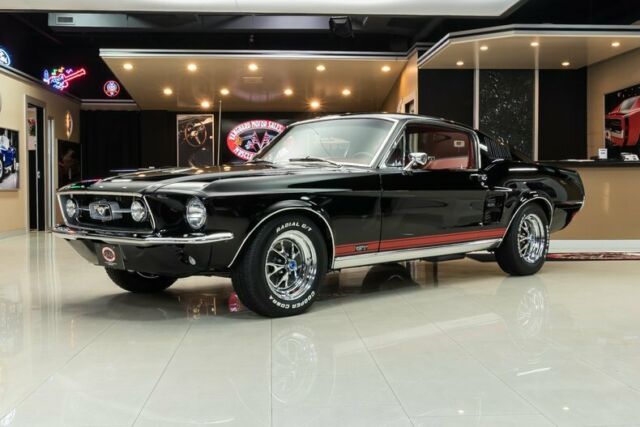 Rotisserie Restored! Ford 302ci V8 Crate Engine, 5-Speed Manual, PS, PB, A/C 1967 Ford Mustang Fastback GT