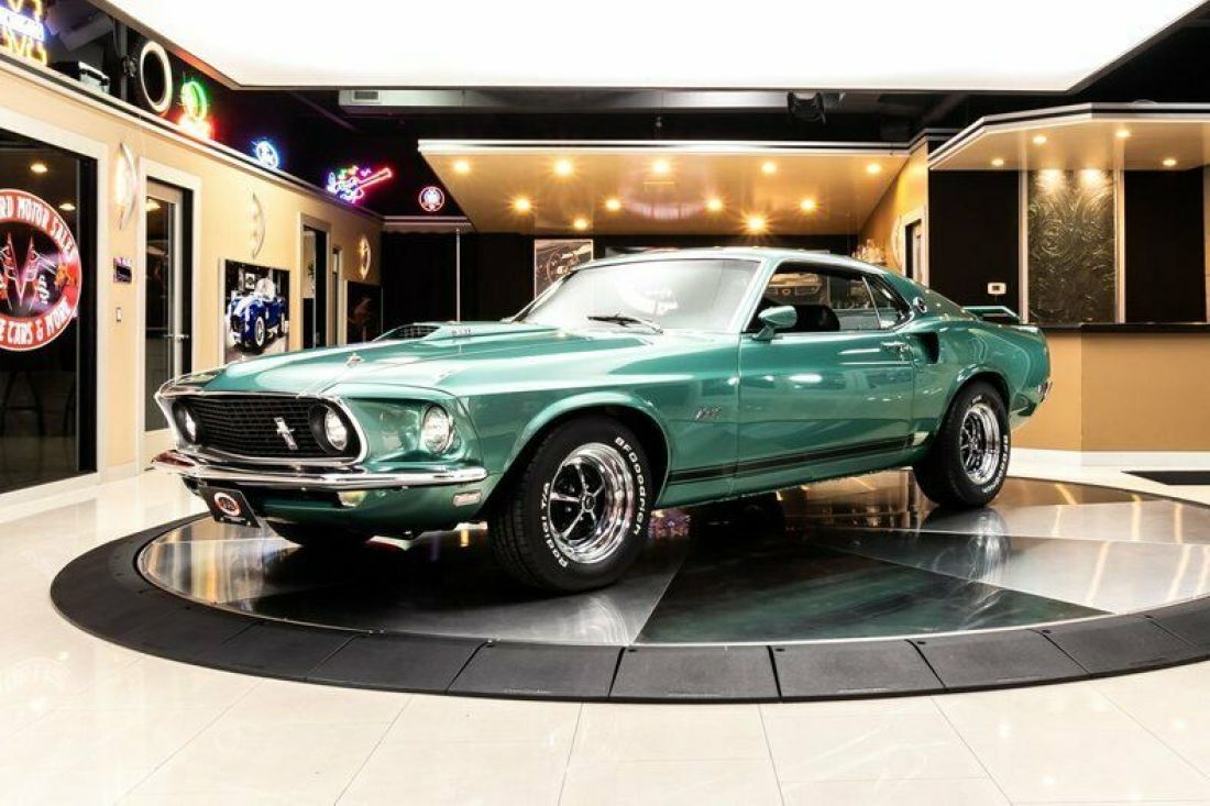 Rotisserie Restored! # Matching Drivetrain, 351 V8, 3-Speed Manual, Original GT 1969 Ford Mustang Fastback GT