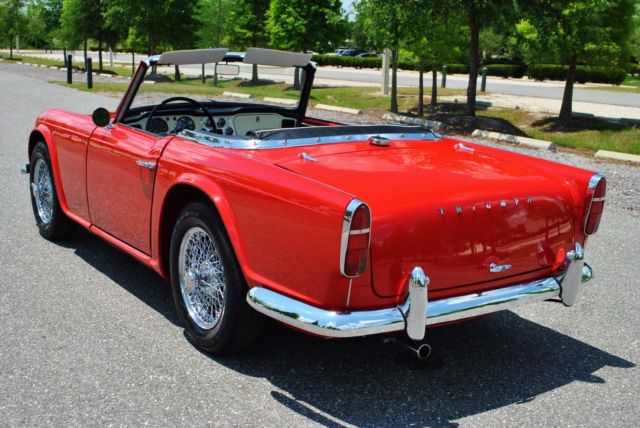 1962 Triumph TR4 Roadster Every Nut & Bolt Restored Immaculate Car - photo 4