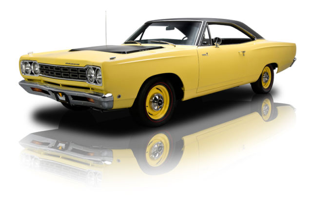 Rotisserie Restored Road Runner 472 Dual Quad HEMI V8 Torqueflite Moser PS 1968 Plymouth Road Runner