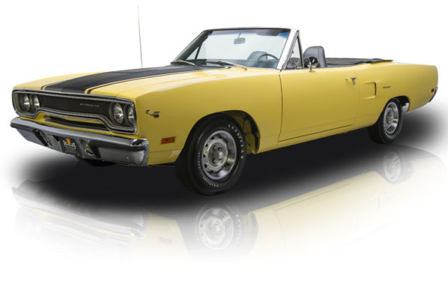 Rotisserie Restored Road Runner Convertible 383 Super Commando V8 Air Grabber 1970 Plymouth Road Runner