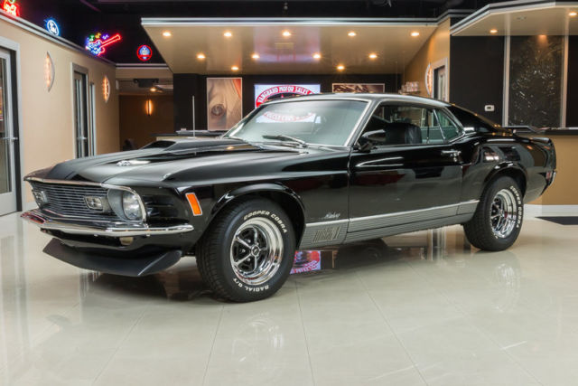Rotisserie Restored! #s Matching 428ci CJ V8, C6 Auto, PB, Disc, Build Sheet! 1970 Ford Mustang Mach 1 Q Code