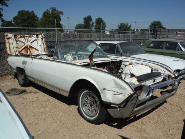 Rough Project, Clear title, Solid floors 1962 Ford Thunderbird Convertible