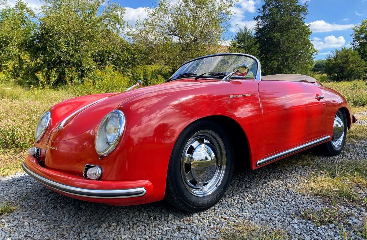 Ruby Red 1958 Porsche Speedster by CMC 1958 Porsche 356 Speedster