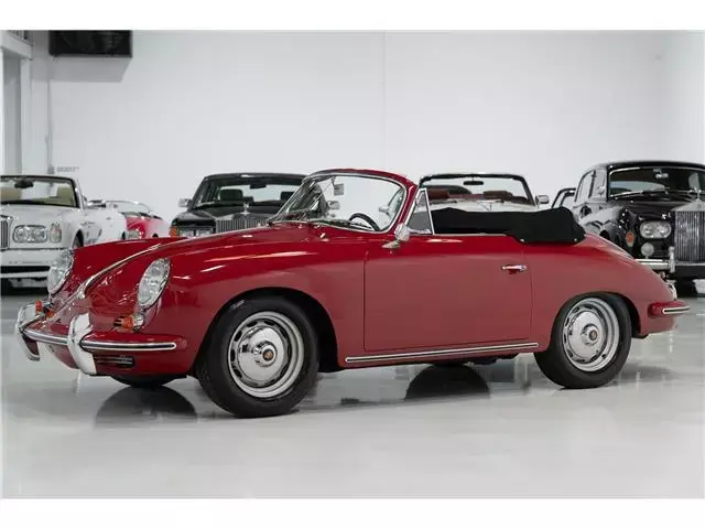 Ruby Red over Black | Please "See full description" for more photos/info 1963 Porsche 356 B 1600 Super 90 Cabriolet