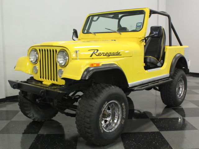 RUGGED CJ7! IN-LINE 6 CYL, 4 SPD MANUAL, PWR STRG, FRONT DISCS, READY FOR FUN!!! 1979 Jeep CJ