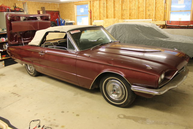 RUNNING !!!1966 THUNDERBIRD CONVERTIBLE - $6000 1966 Ford Thunderbird Convertible