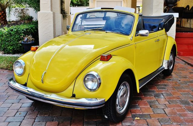 Runs & Drives Excellent New Convertible Top 1971 Volkswagen Beetle - Classic Convertible Simply Gorgeous