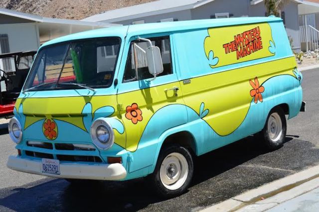 RUNS AND DRIVES GOOD-SLANT 6 W/ MANUAL TRANS.-SOLID SO. CAL- 1964 1965 1966 1968 1967 Dodge VAN SCOOBY DOO REPLICA-RECENT PAINTED-HEAD TURNER!