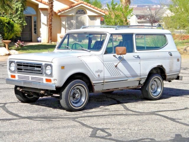 Runs/Drives Great Rural Mail Carrier LHD & RHD Heavily Optioned Rust LOW RESERVE 1978 International Harvester Scout II Rallye Edition
