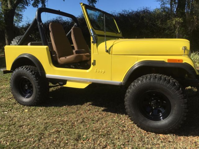Rust Free 1984 CJ-7 "Nevada" Jeep Hardtop With Doors Sunshine Yellow 1984 Jeep CJ 2 Door
