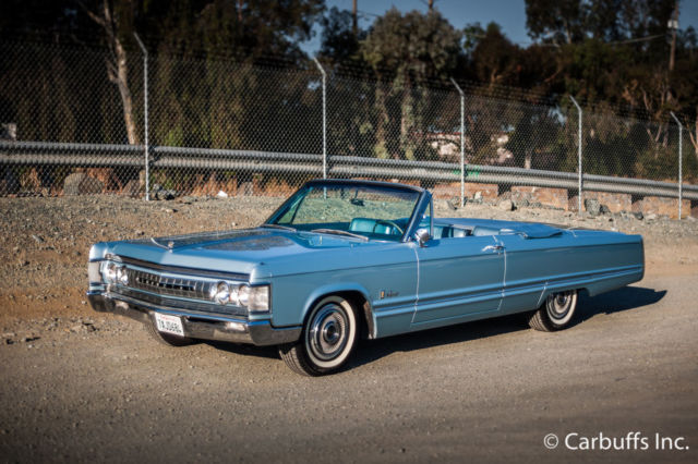 Rust Free Low miles Clean Car Great Driver 440 Auto Luxury 1967 Chrysler Imperial Crown Convertible