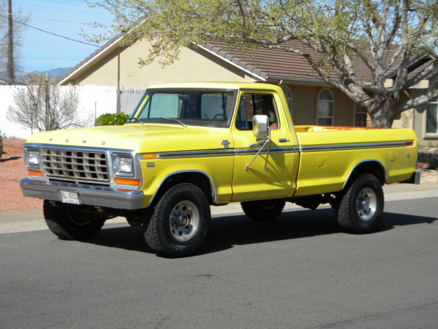 Rust Free Original Barn Find One 38 Yr Owner Southwest AC/PS/PB Built 400M Auto 1978 Ford F-250 4X4 Ranger XLT Camper Special
