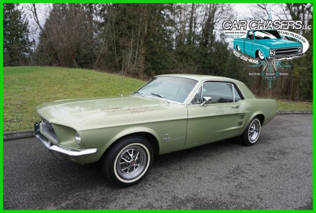 RUST FREE ORIGINAL COUPE W/ ORIGINAL WINDOW STICKER & PAPERS! 175 PICS+VIDEO 1967 Ford Mustang INCREDIBLE 2 OWNER LOW MILE CALIFORNIA SURVIVOR! 150PIX+VIDEO