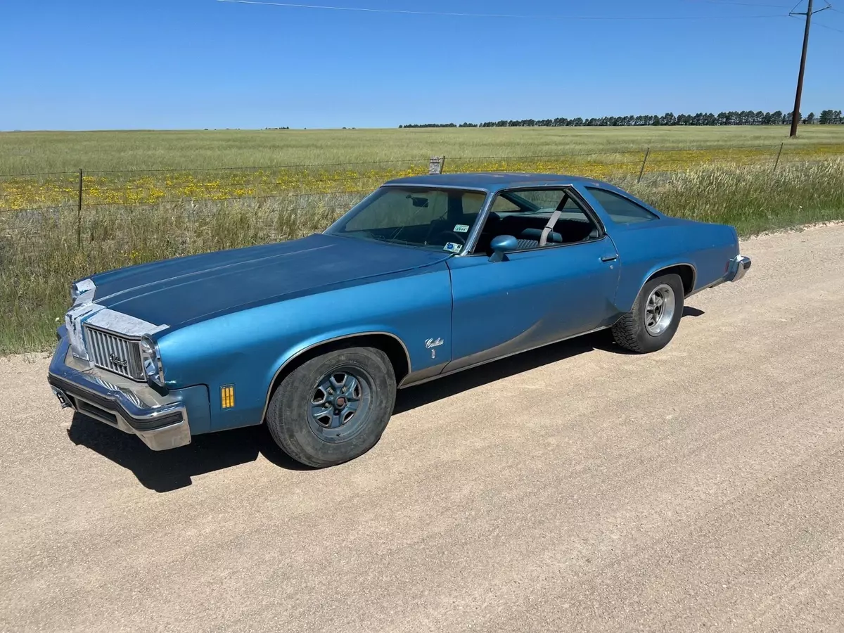 Rust free survivor barn find W-25 350 original paint 442 wheels 1975 Oldsmobile Cutlass S