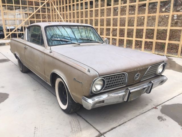 1966 Plymouth Barracuda Fastback, 273 V8, 13,020 original miles, CA car - photo 2