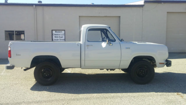Rustfree W100 4WD Custom Sweptline! Solid California Truck! NO RESERVE AUCTION! 1976 Dodge Power Wagon Custom 4x4