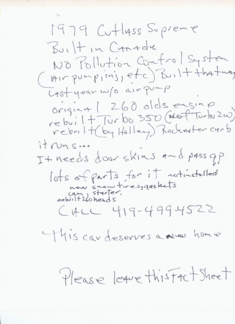 1979 Oldsmobile Cutlass Supreme - photo 7